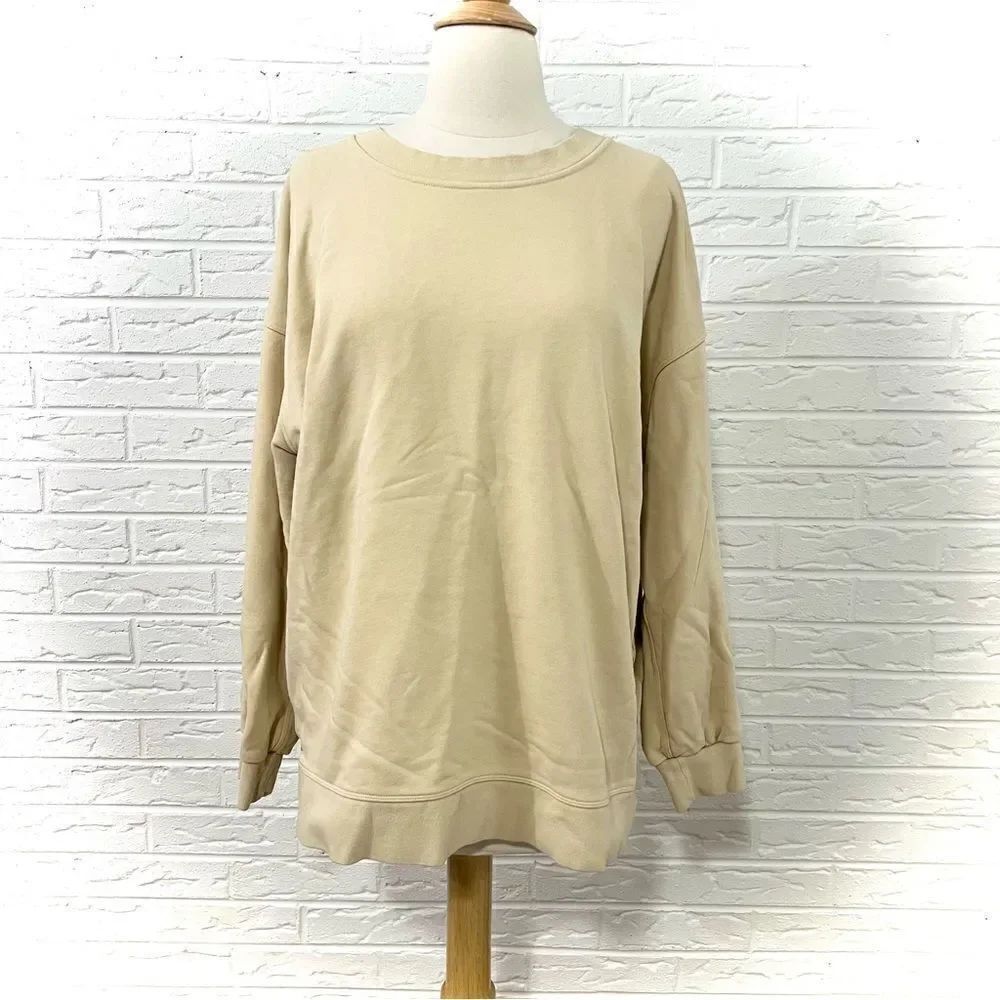 Lululemon Perfectly Oversized Crew Prosecco Size 6
